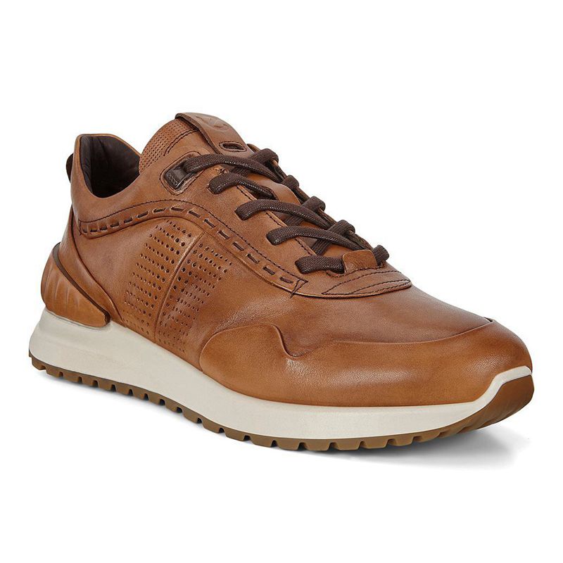Men Casual Ecco Astir - Sneakers Brown - India DPBWMQ601